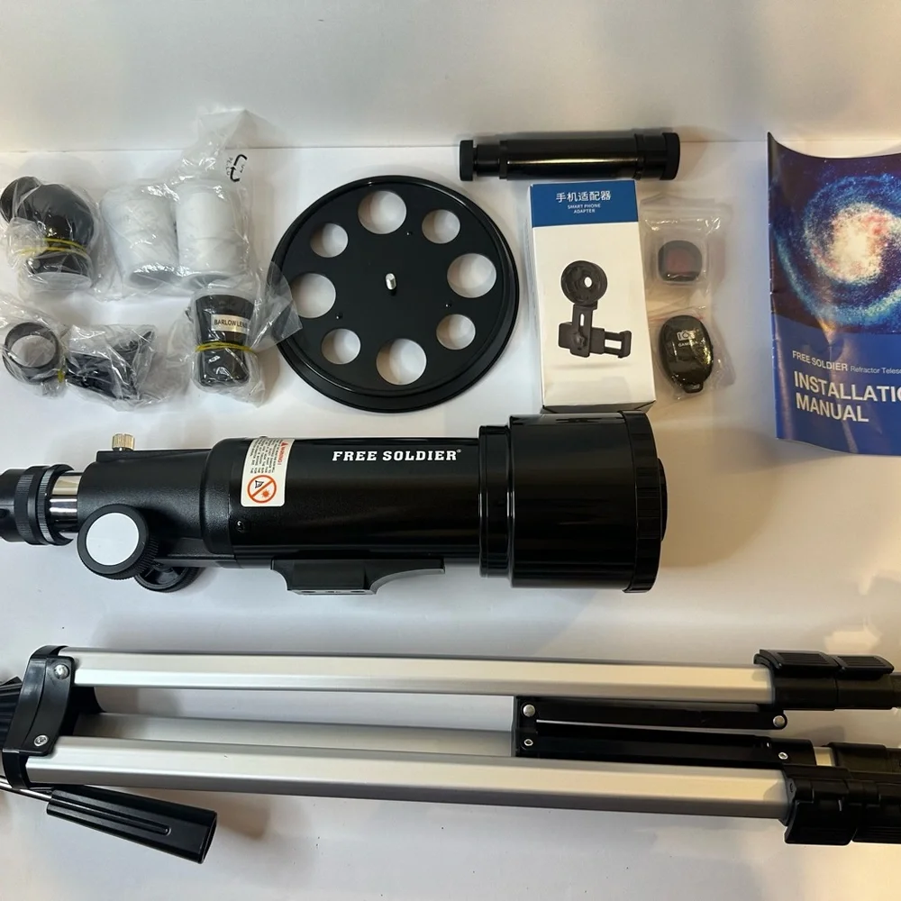 Free Soldier Telescope with Tripod